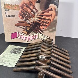 Vintage 1969 Picket Wicket Game Klingler Company Dexterity Skill Toy USA